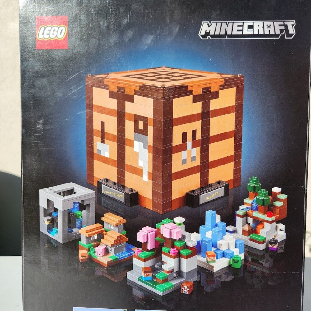 New LEGO Minecraft Crafting Table Toy Building Set 21265 Minecraft Figures, Mobs - Picture 7 of 15
